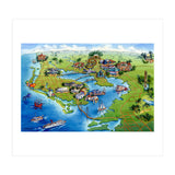 Tampa Bay Illustrated Map (Print Only) thumbnail