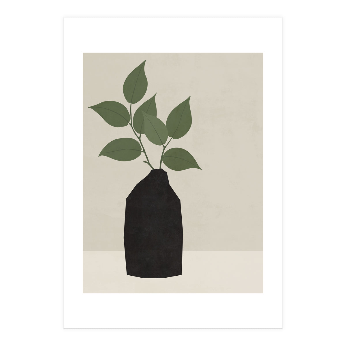 BLACK VASE (Print Only)