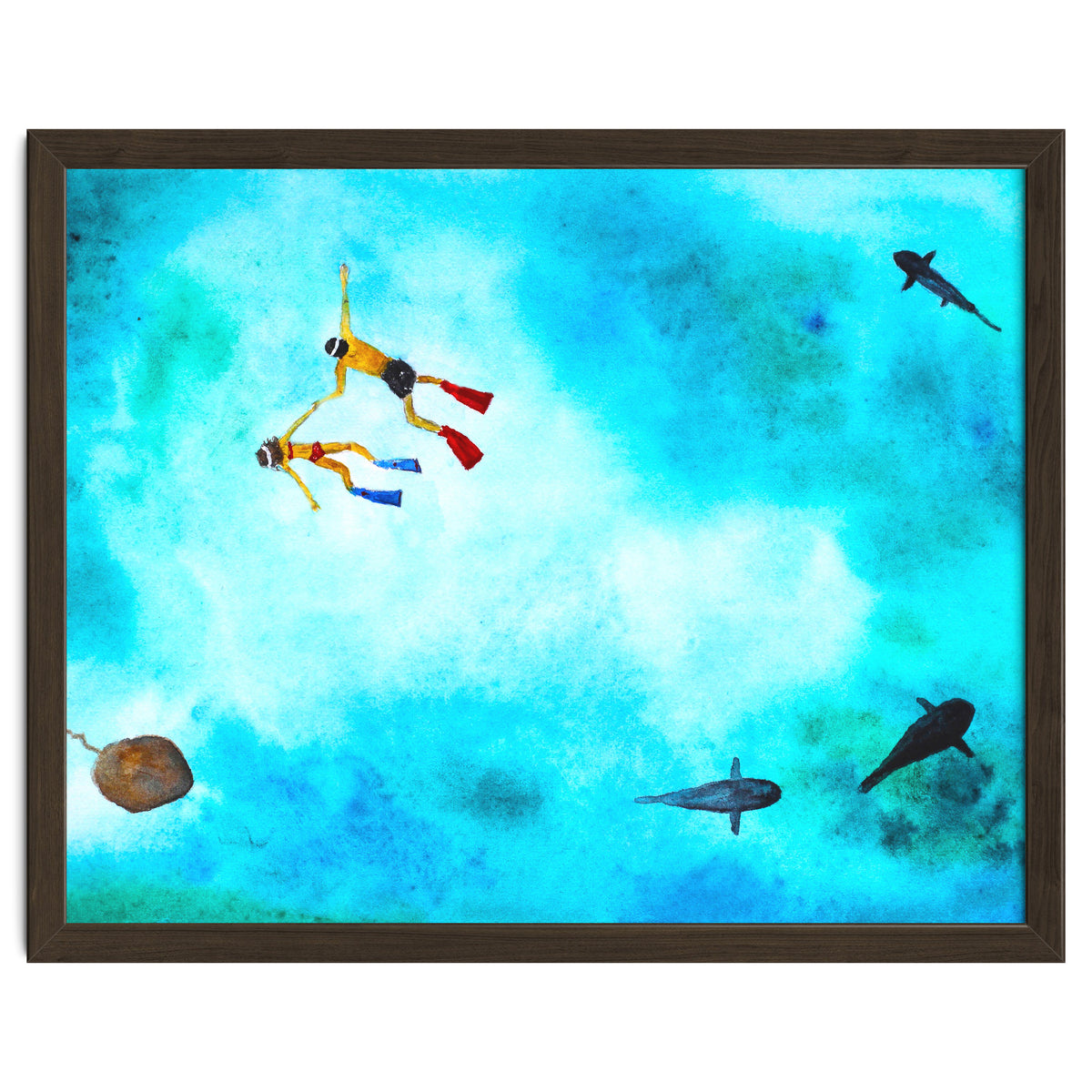 One summer day || watercolor