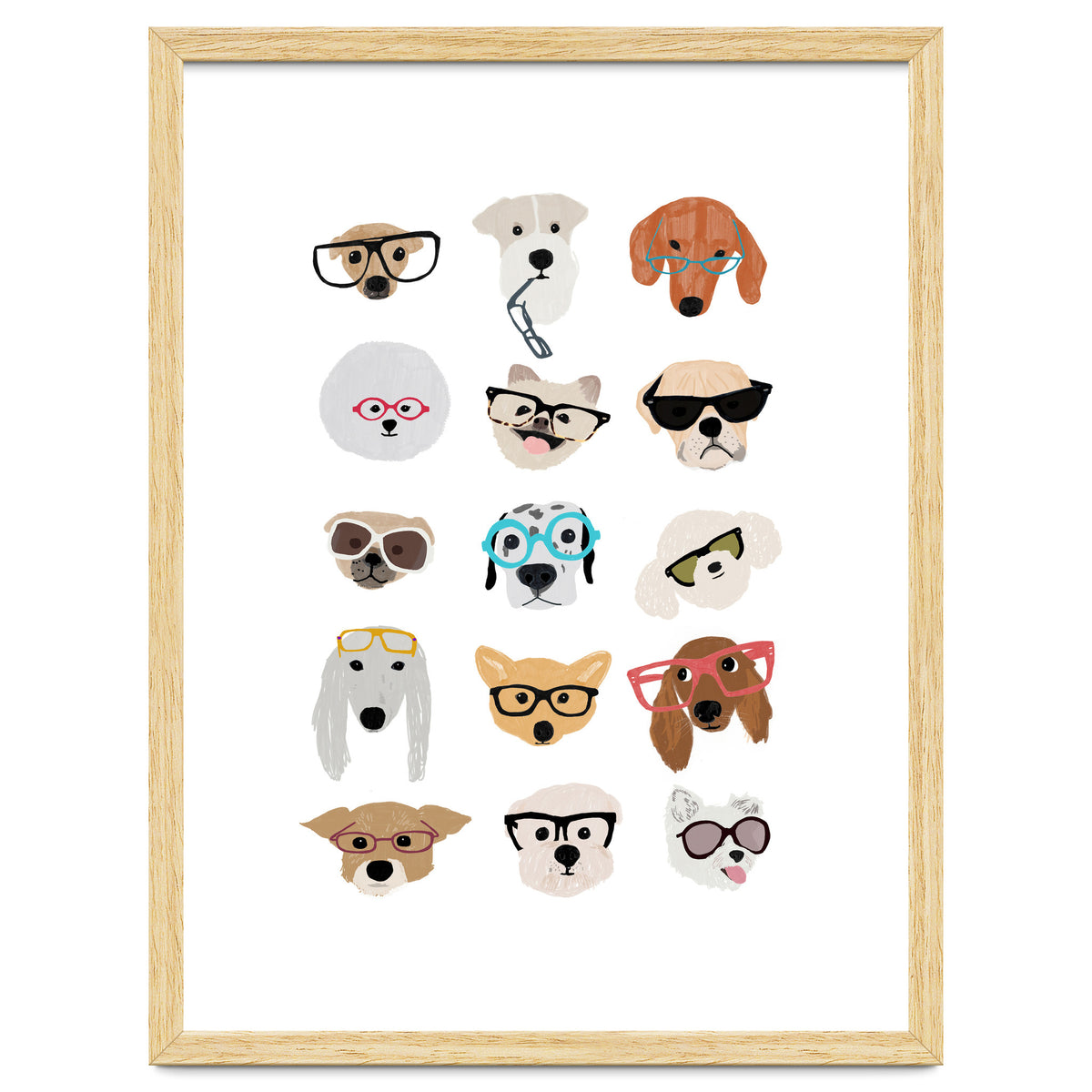 Dogs in Glasses