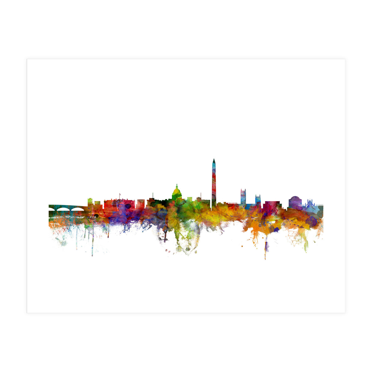 Washington DC Skyline (Print Only)