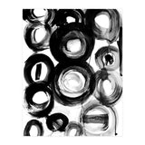 Black and White Ink Circles (Print Only) thumbnail