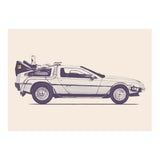 Delorean Back To The Future (Print Only) thumbnail