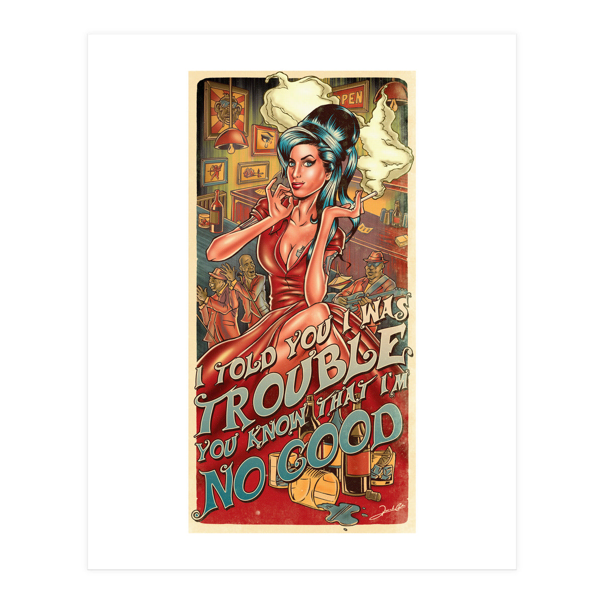 I Told You I Was Trouble (Print Only)