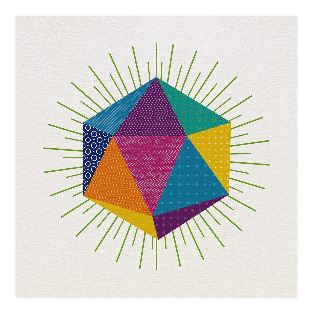 Crystal Starburst  (Print Only)