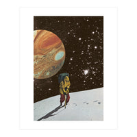 Hiking On The Moon (Print Only)