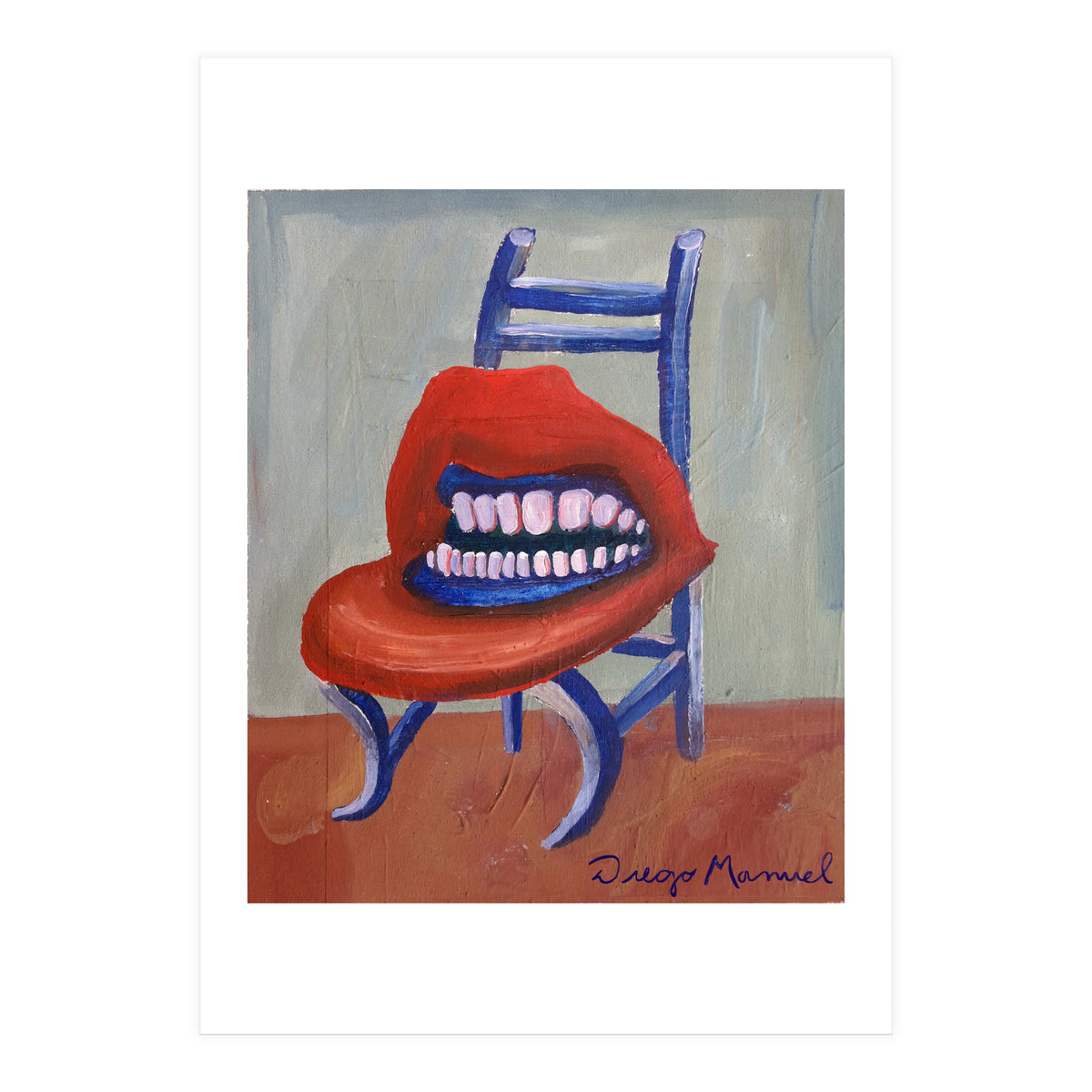 Mouth chair (Print Only)