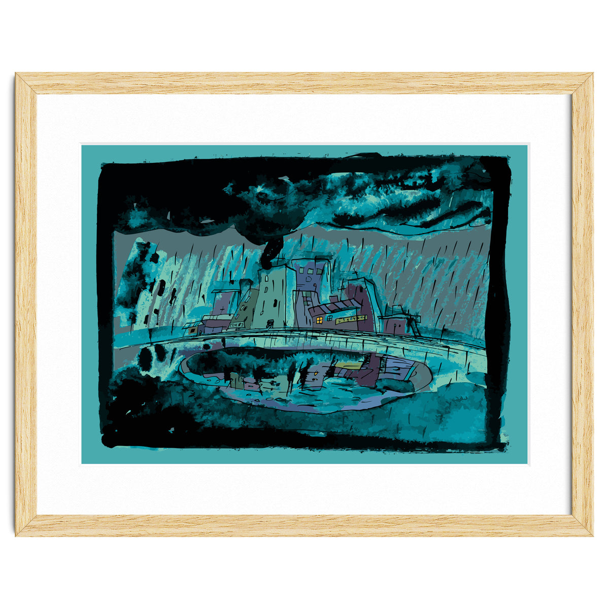 Autumn Rain in the Old City