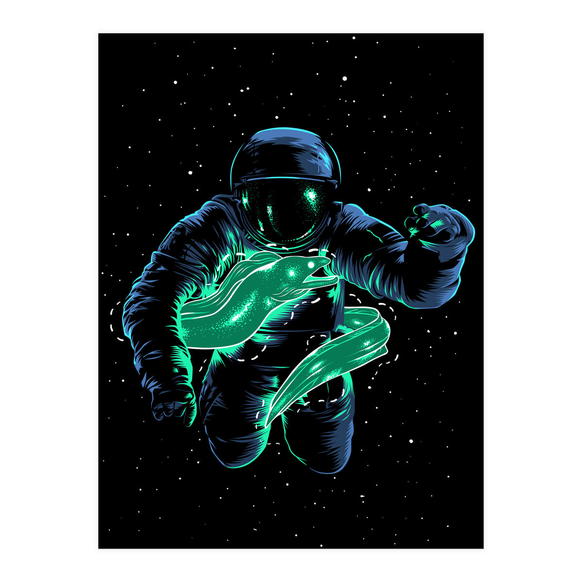Astronaut fish (Print Only)