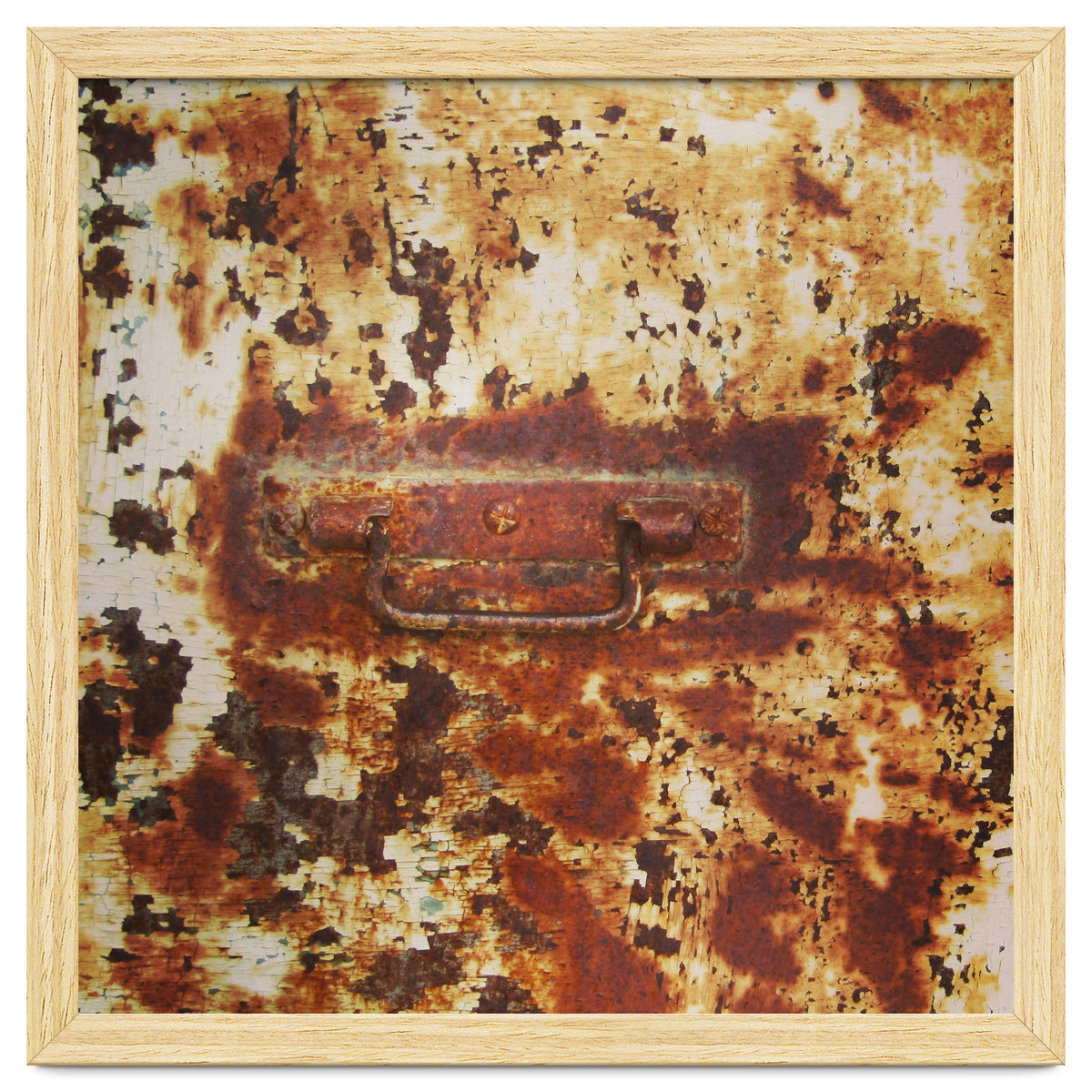 Rusty metal door