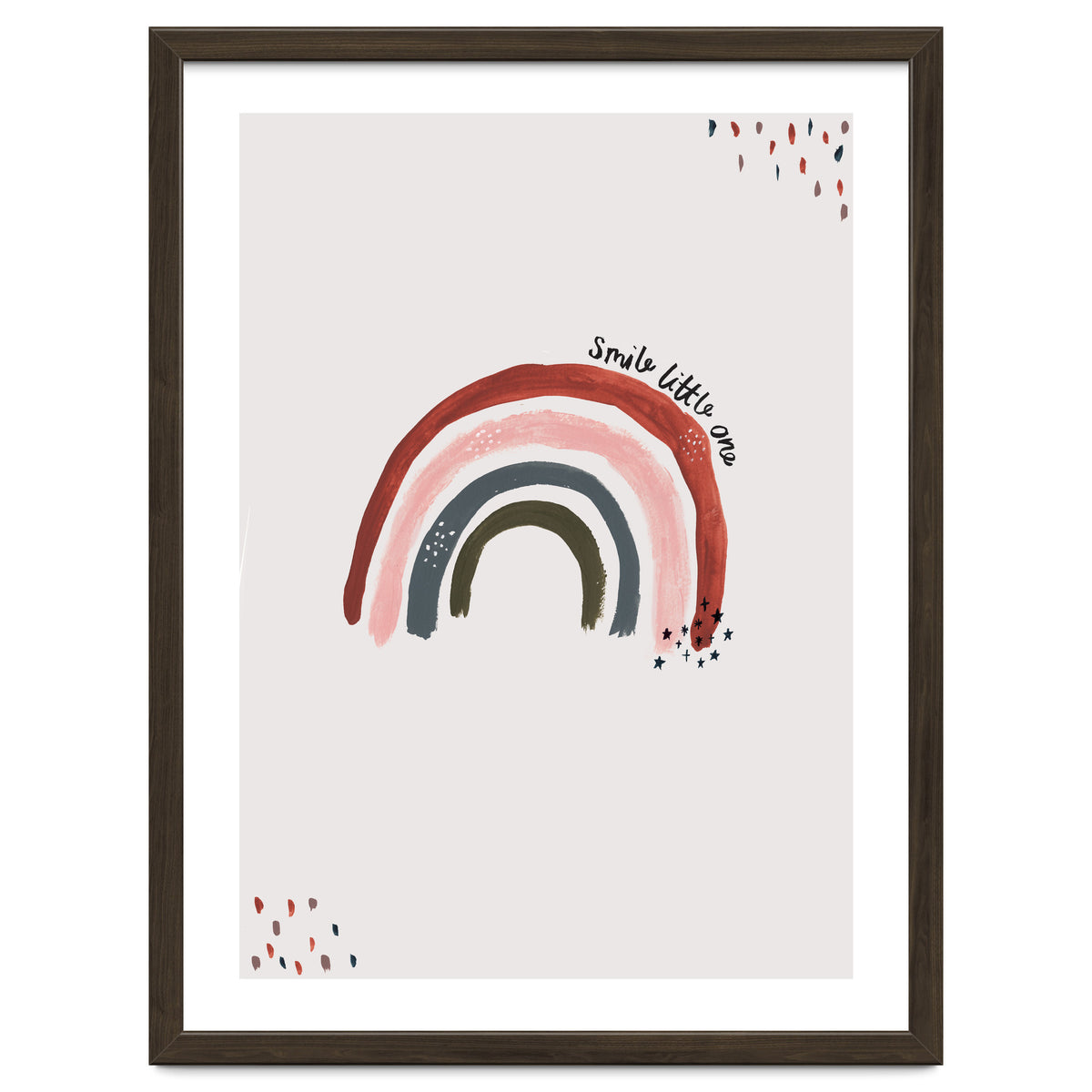 Smile Little One Rainbow Portrait