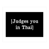 Judges You In Thai (Print Only)