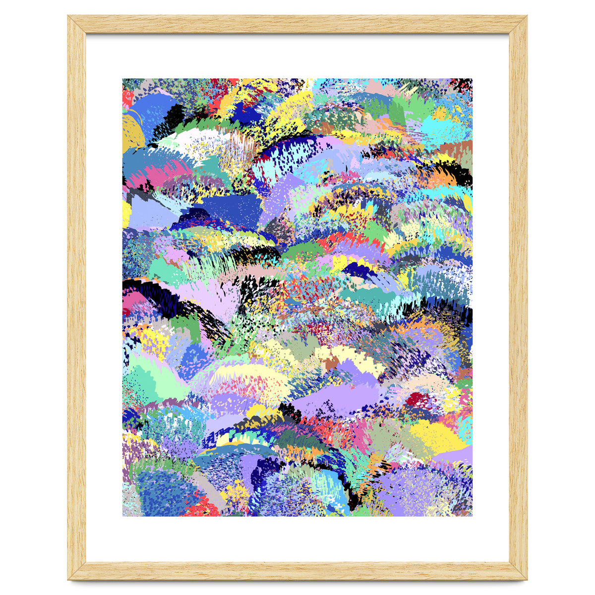 Lavender Soul Garden, Botanical Jungle Bohemian Nature Illustration, Plants Forest PaintingGarden