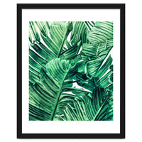 Tropical State of Mind | Watercolor Palm Banana Leaves Painting | Botanical Jungle Bohemian Plants
