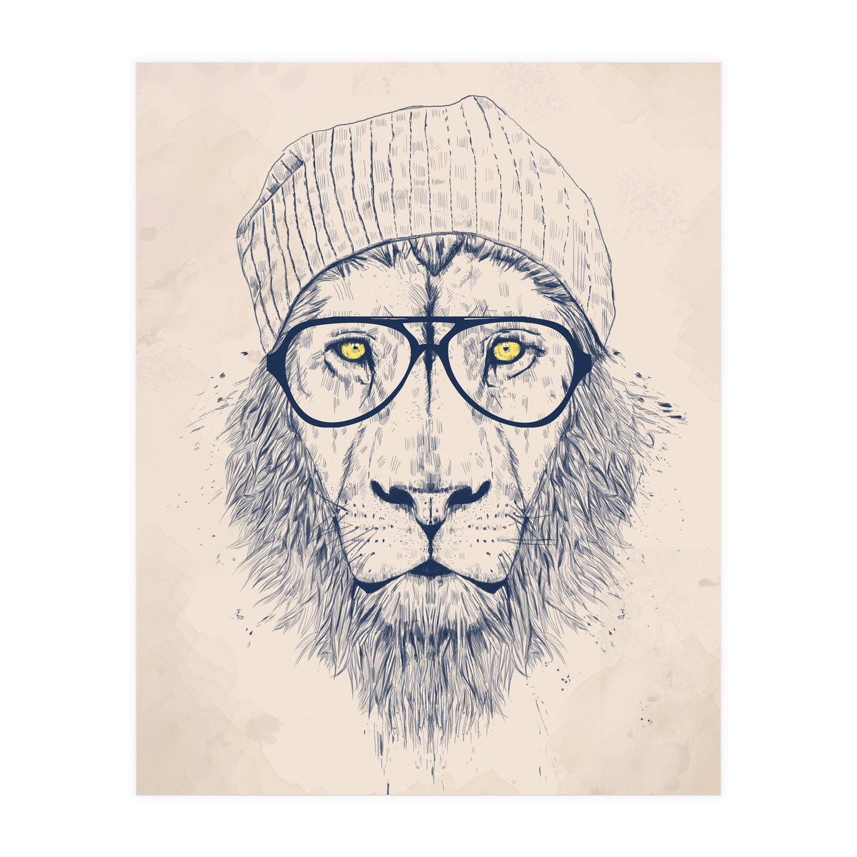 Cool Lion (Print Only)
