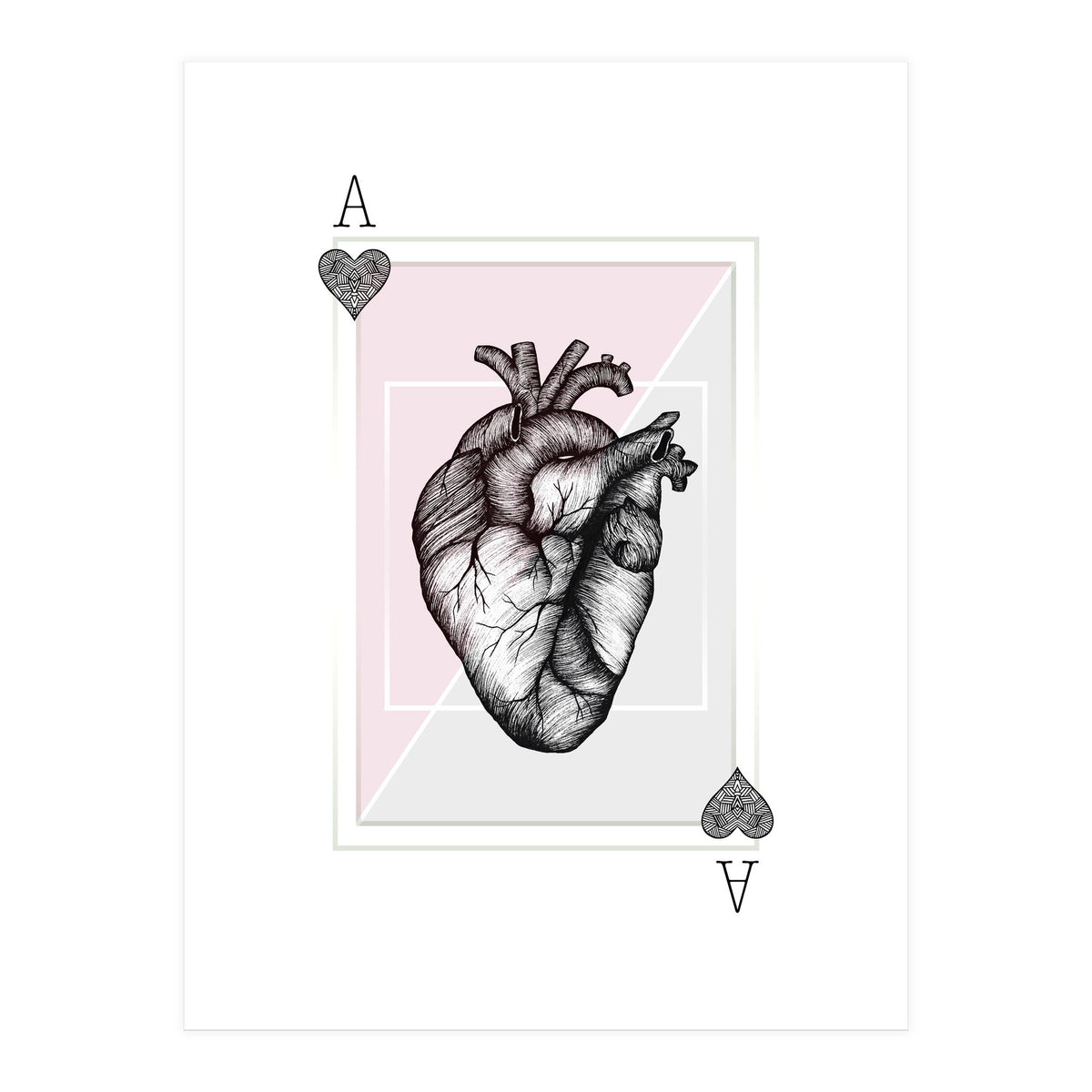 Ace Of Hearts (Print Only)