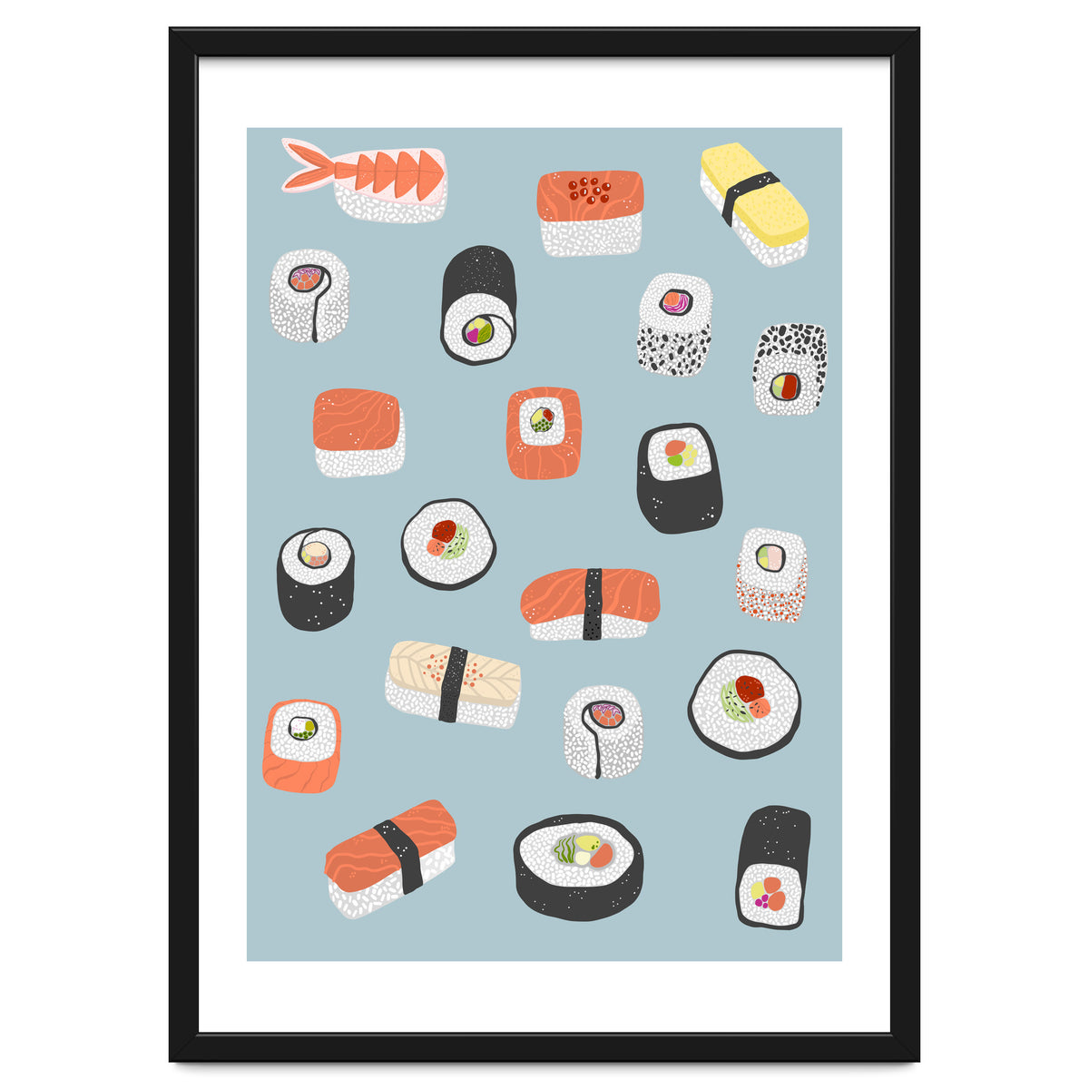 Sushi Roll Maki Nagiri Food Art