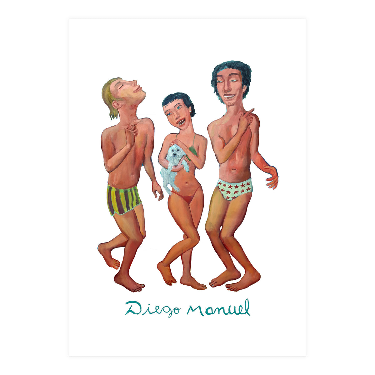 Bailando En La Playa 5ba (Print Only)