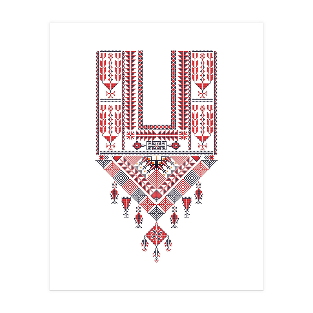 Tatreez Ornament 10 (Print Only)