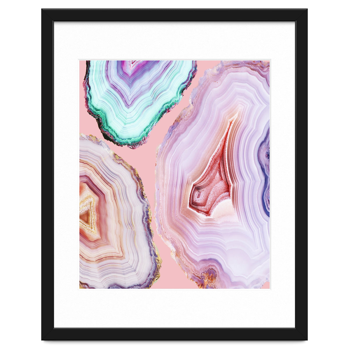 Mineral Agates #Glam collection