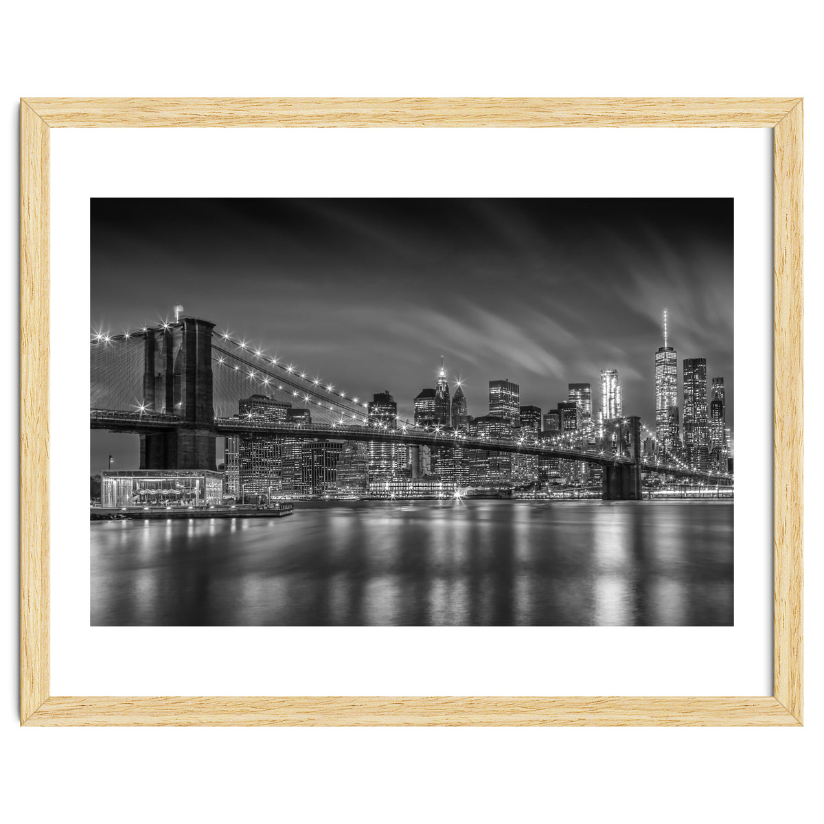 BROOKLYN BRIDGE Nightly Impressions | Monochrome