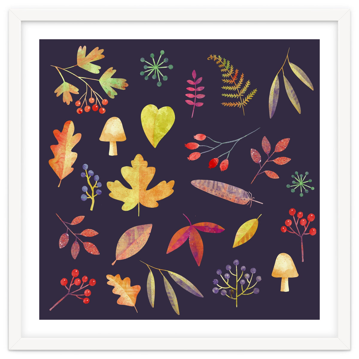 Autumn Walk In The Dark