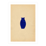 Ultramarine minimalist vase (Print Only) thumbnail