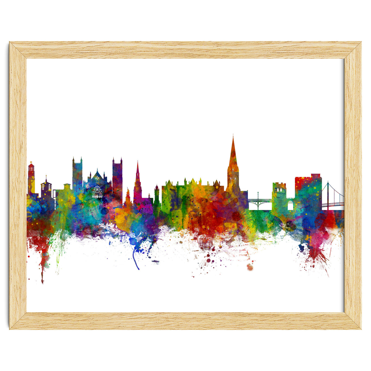 Exeter England Skyline