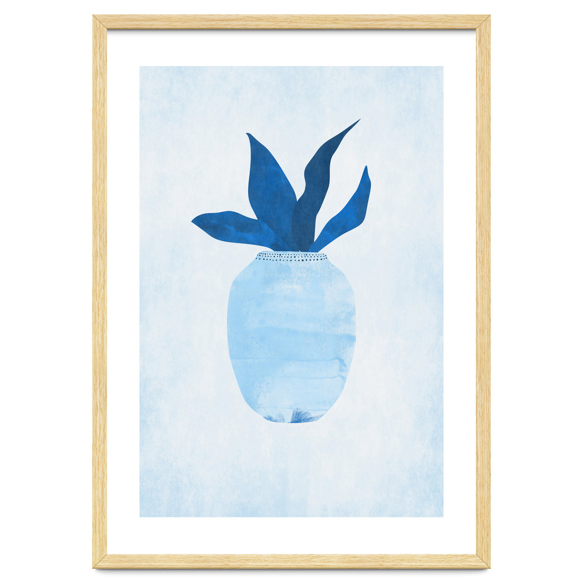 Blue vase