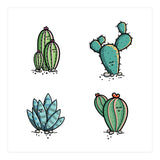 Kawaii Cute Cacti Desert Plants (Print Only) thumbnail