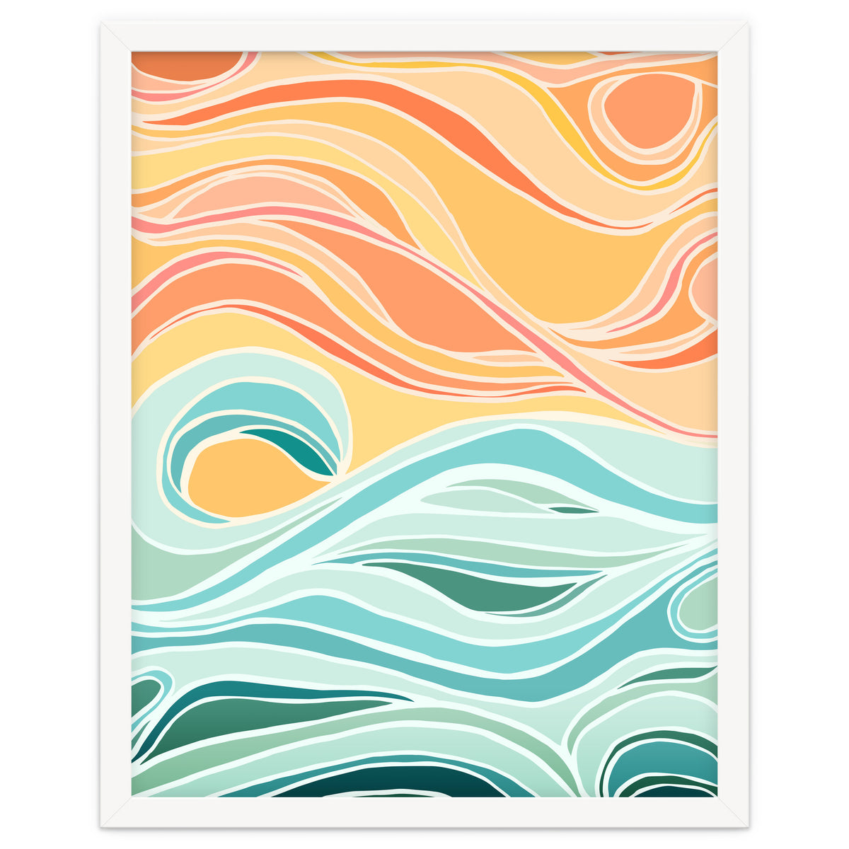 Sky And Sea Abstract