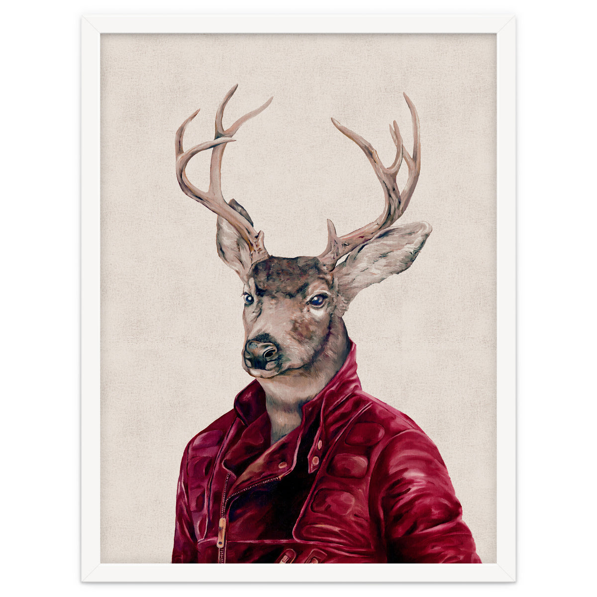 Deer In Leather