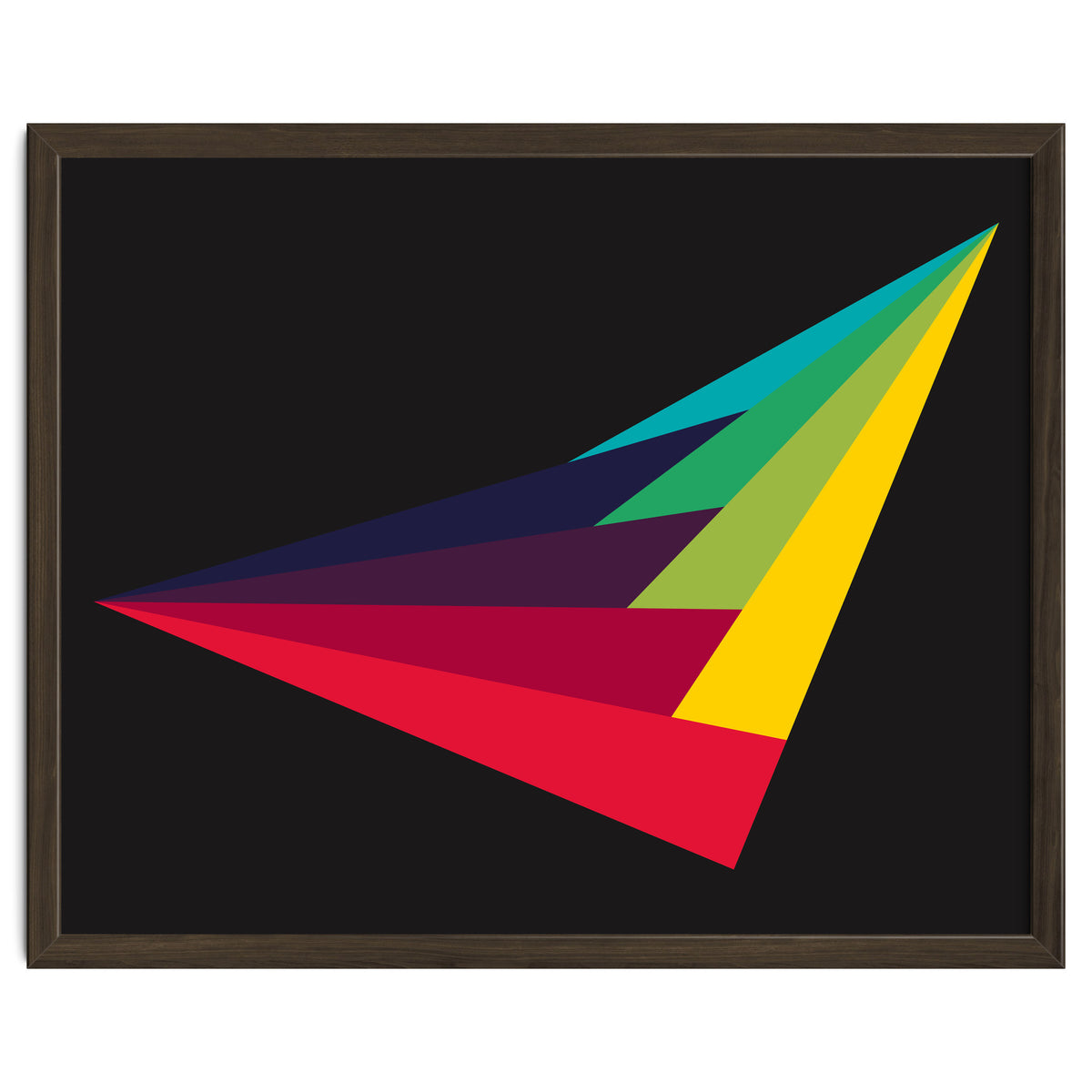 Geometric Shapes No. 40 - rainbow