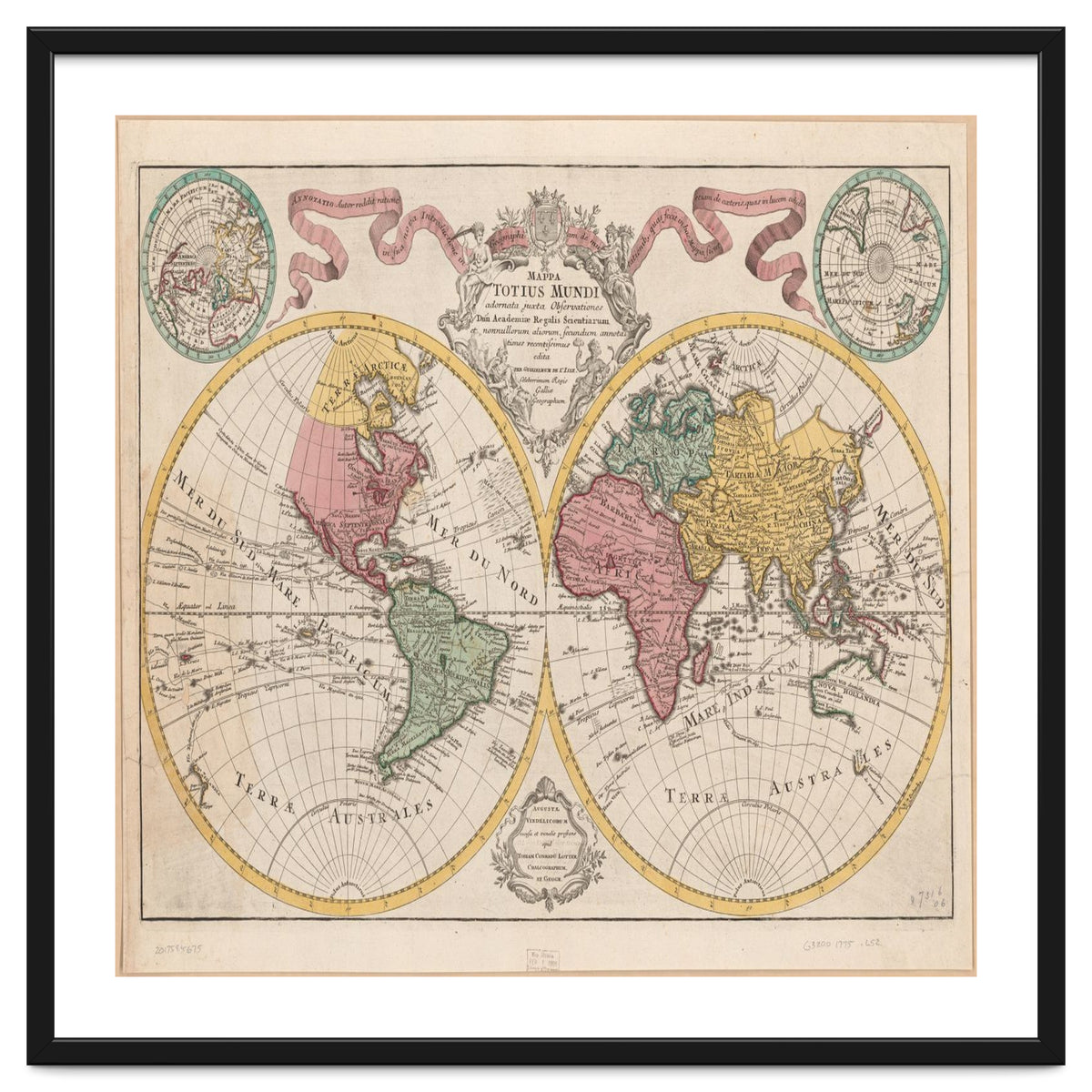 Old world mapa mundi