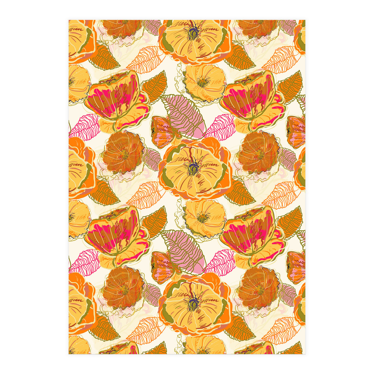 Pattern Floral Pattern (Print Only)