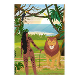 Boho Girl with Lion (Print Only) thumbnail