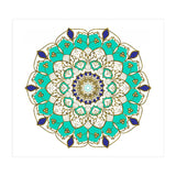 Blue and Gold Mandala (Print Only) thumbnail