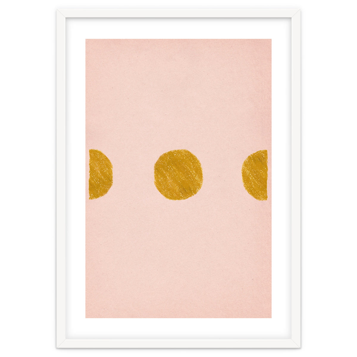 Pink and rust minimalist shapes