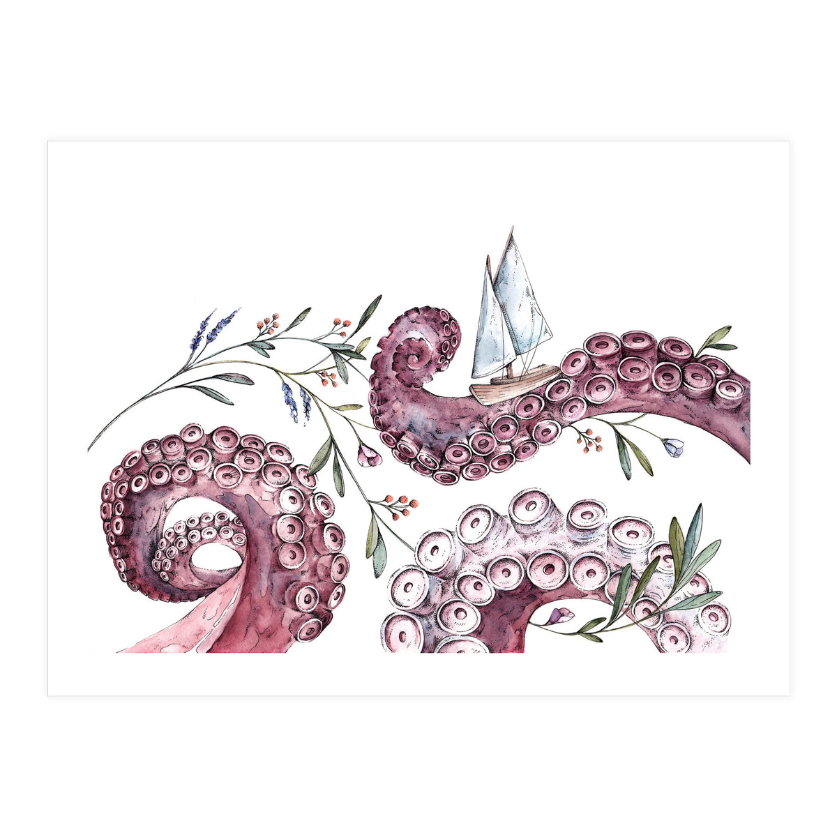 Tentacle adventures (Print Only)