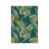 Drawing of wild tropical jungle (Print Only) thumbnail