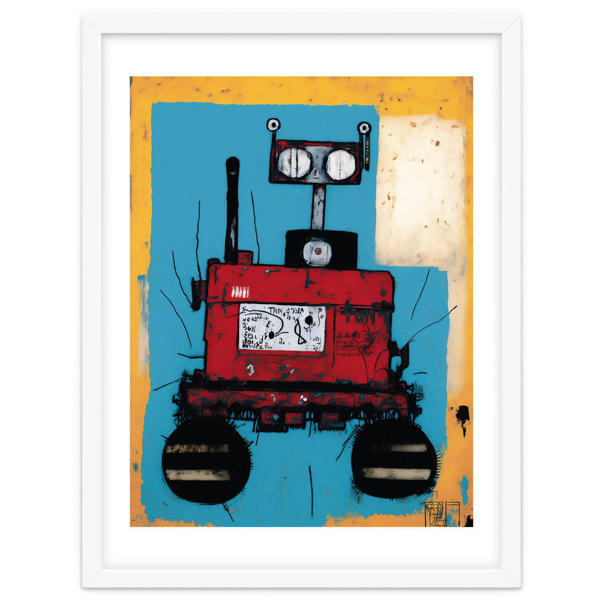 Robot Expressionist Painting