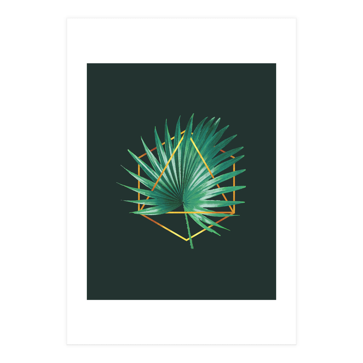 Tropical Palm Leaf 02 (Print Only)
