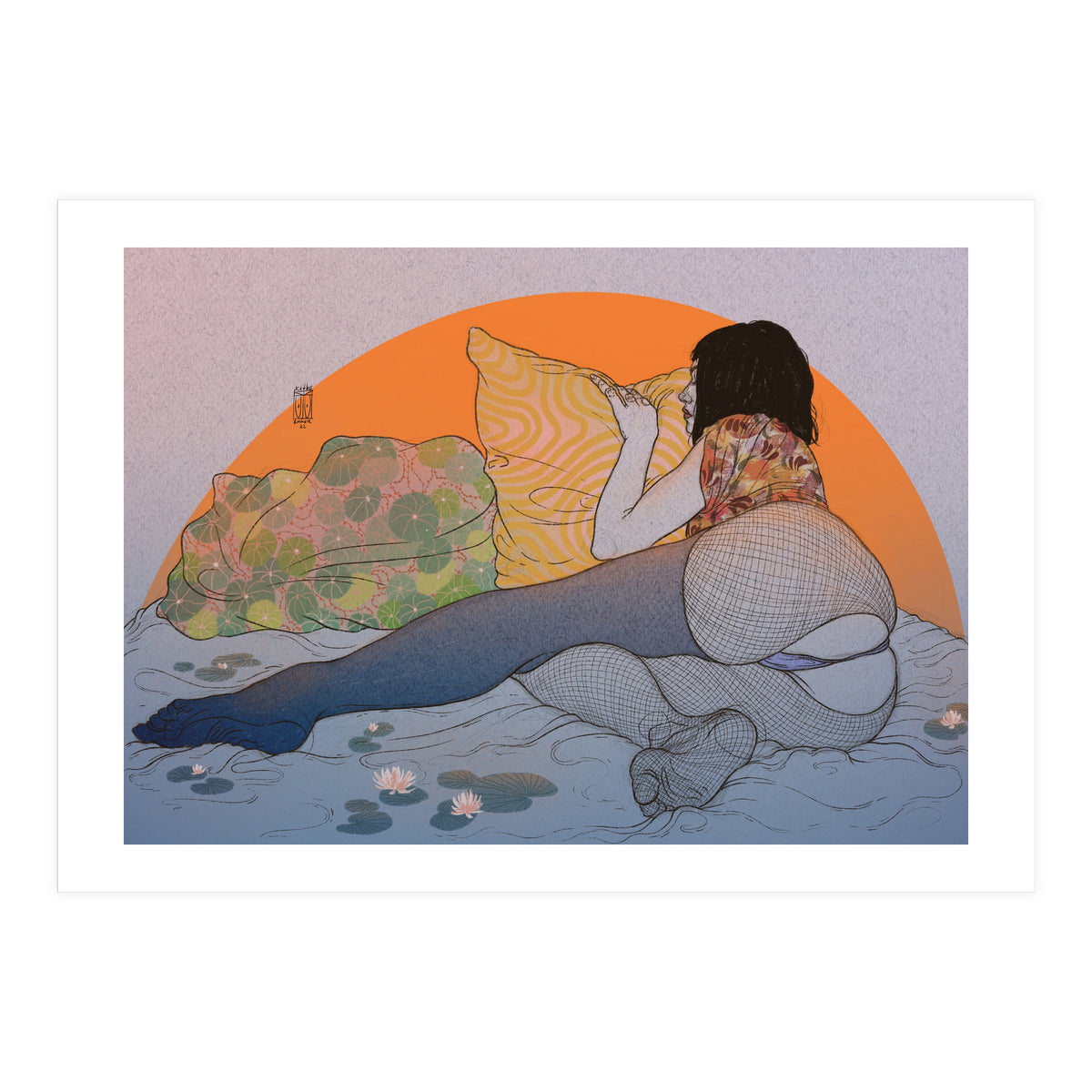 The sea that calms me down (Print Only)