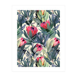 Painted Protea Pattern (Print Only) thumbnail