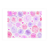 Abstract fireworks pattern in magenta and purple (Print Only) thumbnail