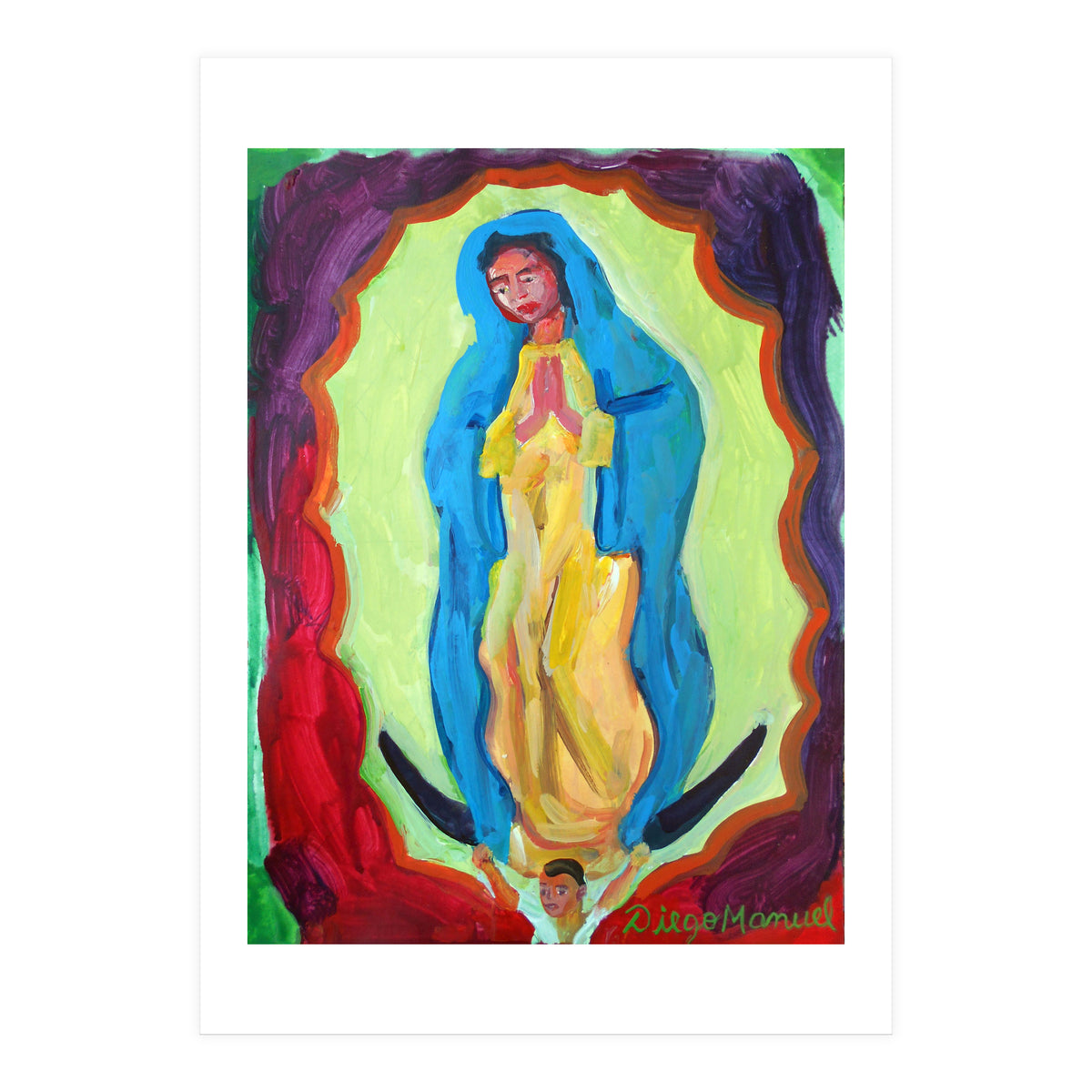 Virgen De Guadalupe 2 (Print Only)