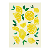 Watercolor lemons (Print Only)