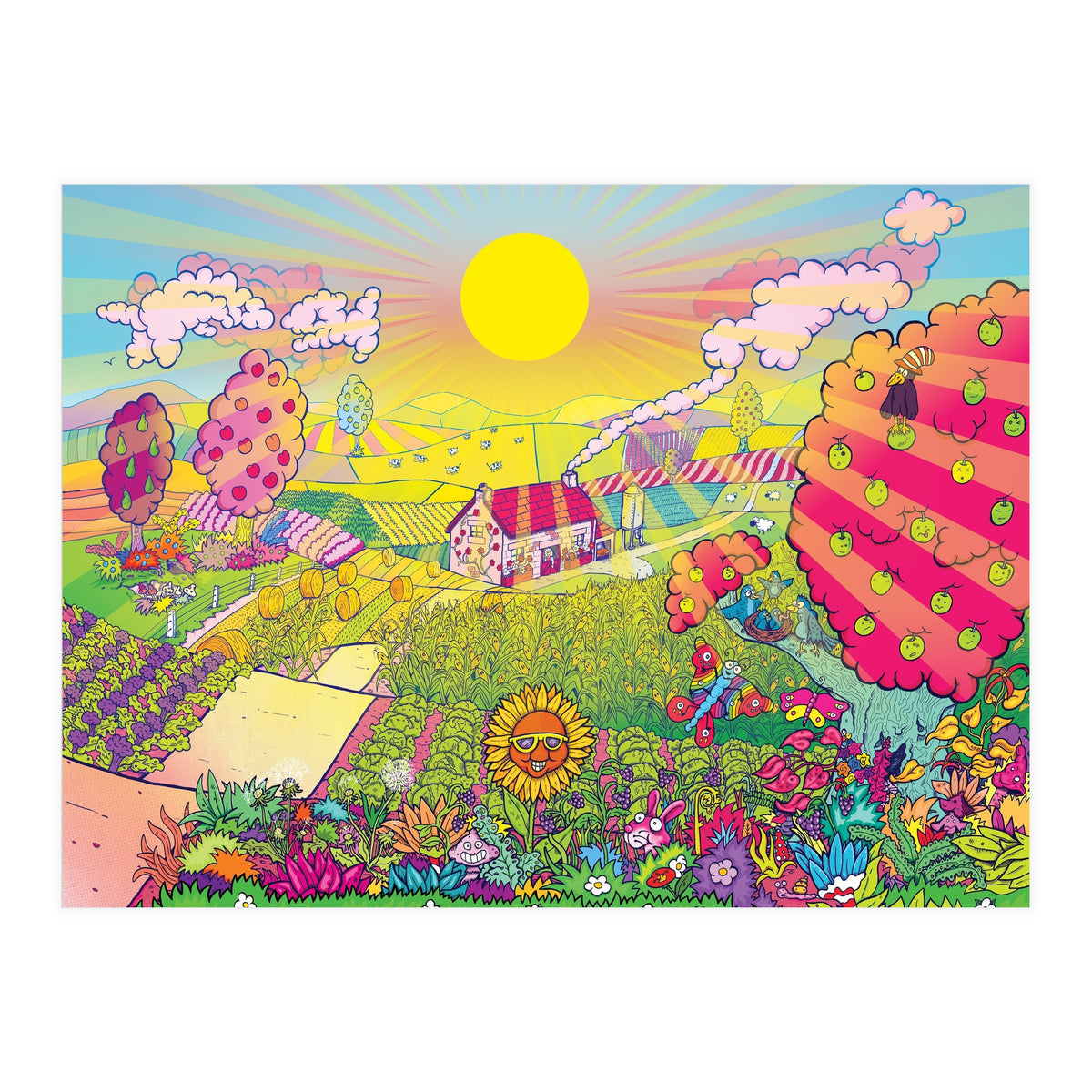 Reap A Harvest Barrel Aged Fruit Farmhouse Saison - Abbeydale x Siren Craft Brew (Print Only)