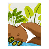 Is it Summer yet Modern Bohemian Black Woman, Bikini (Print Only) thumbnail