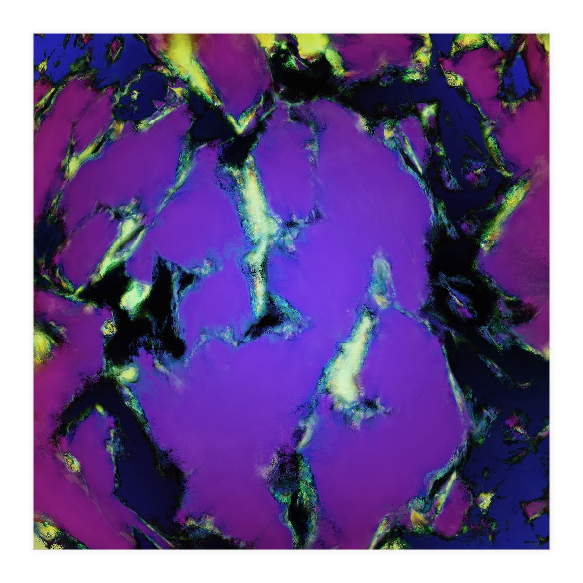 Soft Blue Shatter (Print Only)